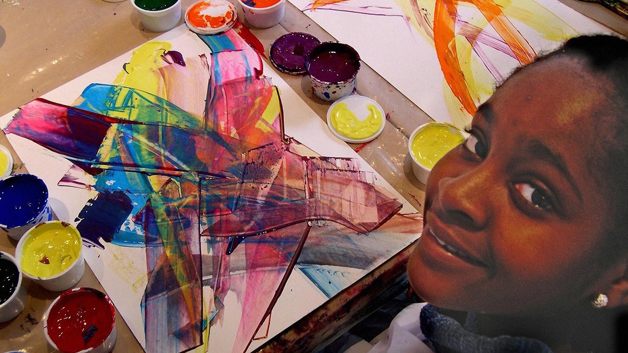 Image représentant la ressource: Moi, je fais de l'art comme Marcelle Ferron