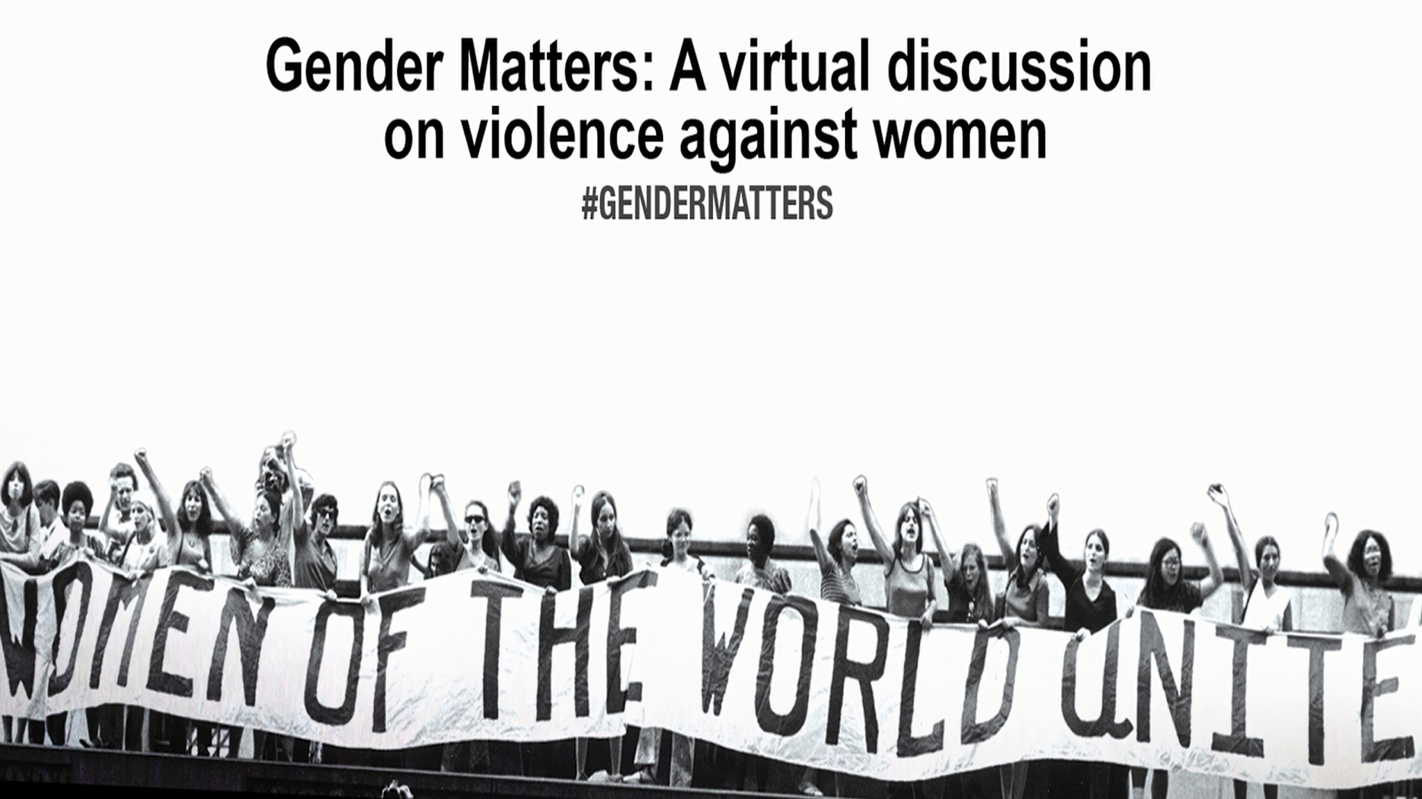 Image représentant la ressource: Gender Matters : A Virtual Classroom Discussion on Violence Against Women (Virtual Classroom)
