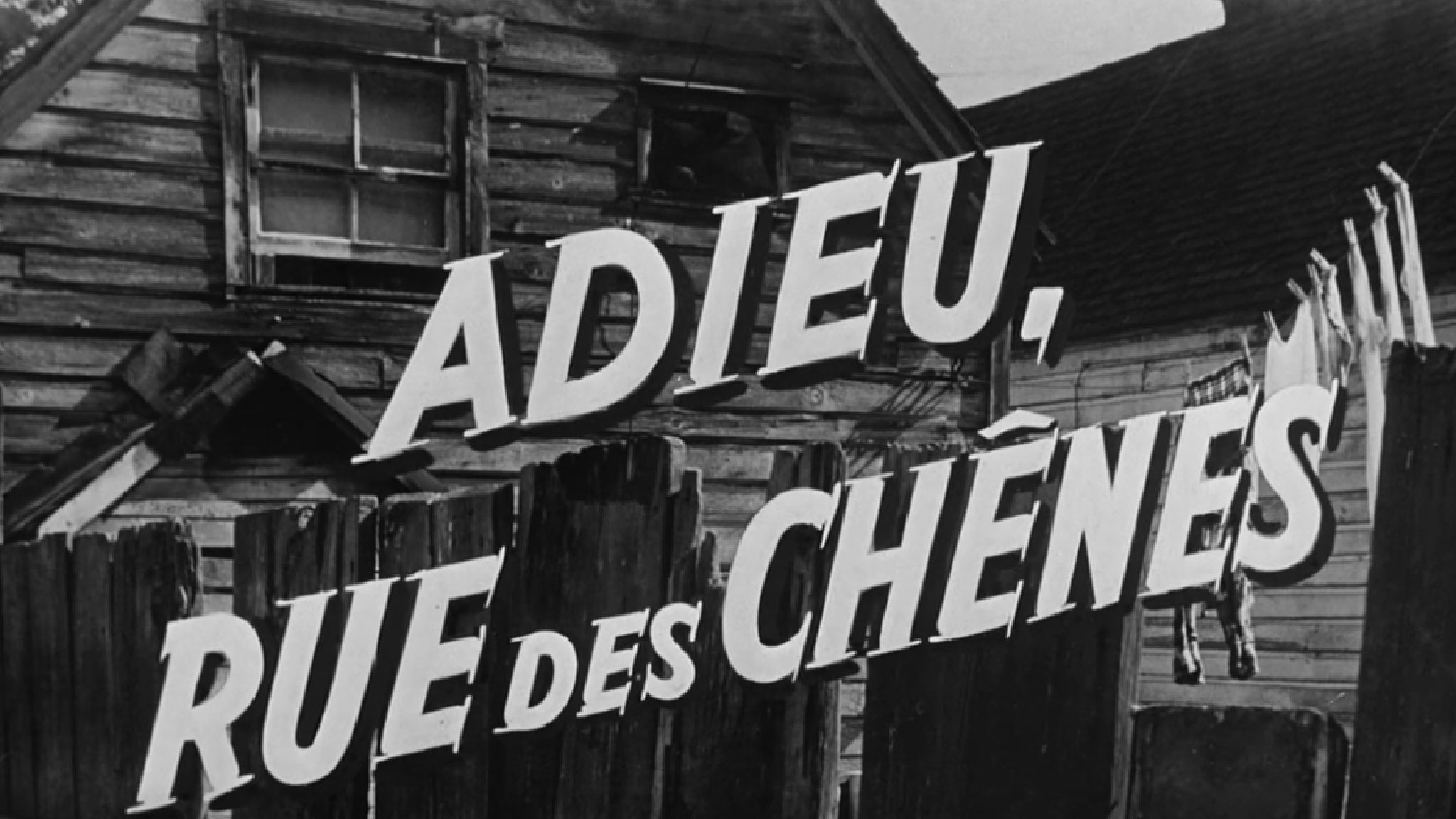 Image représentant la ressource: Adieu, rue des Chênes