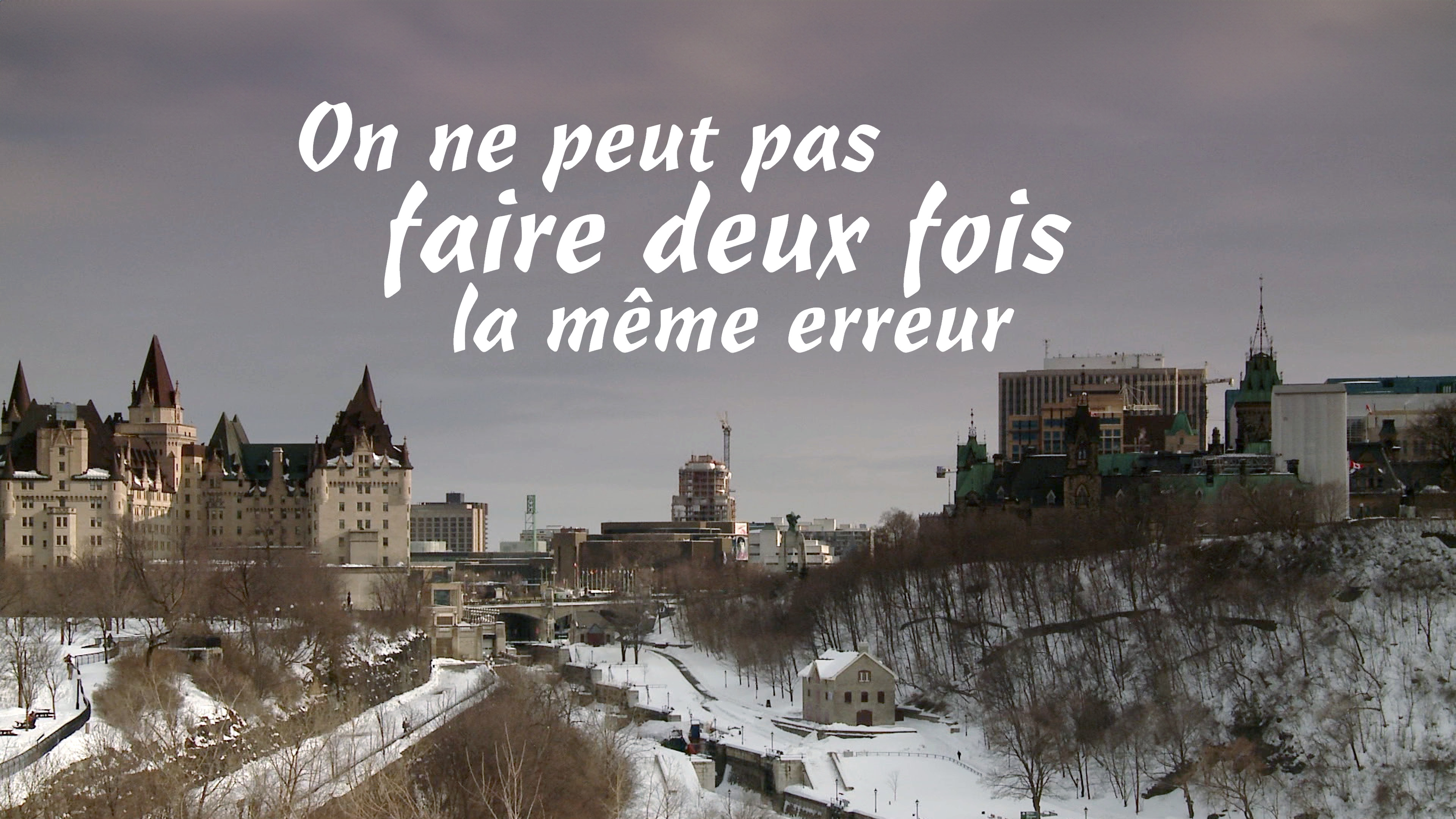 Image représentant la ressource: On ne peut pas faire deux fois la même erreur
