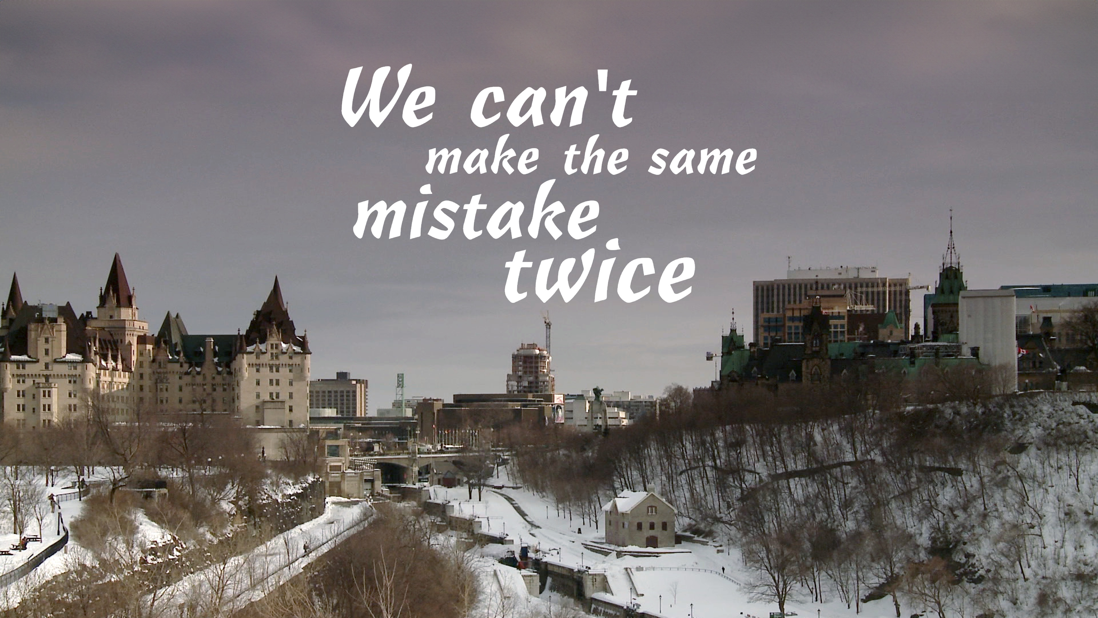 Image représentant la ressource: We Can't Make the Same Mistake Twice