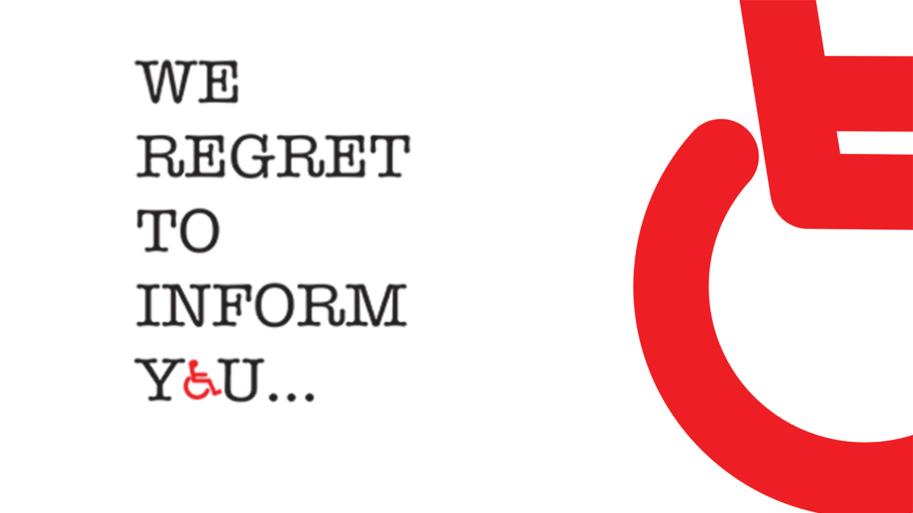 Image représentant la ressource: We Regret to Inform You...